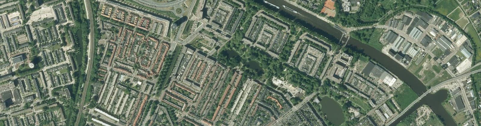 Luchtfoto van Oud-Noord