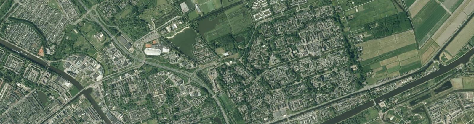 Luchtfoto van Nieuw-Oost