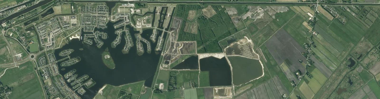 Luchtfoto van Meerstad e.o.