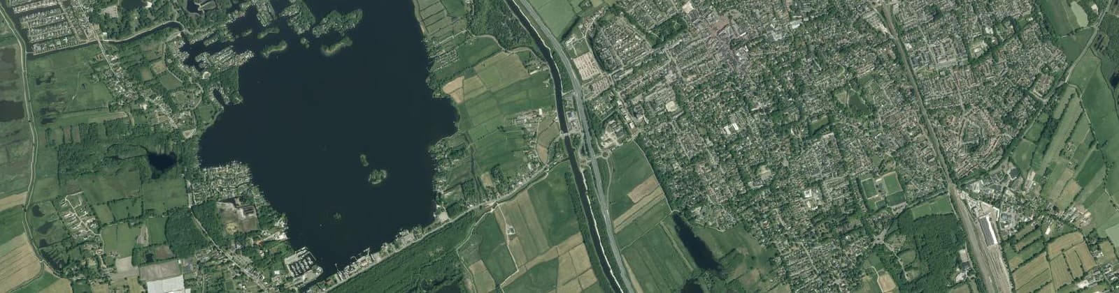 Luchtfoto van Haren-West e.o.
