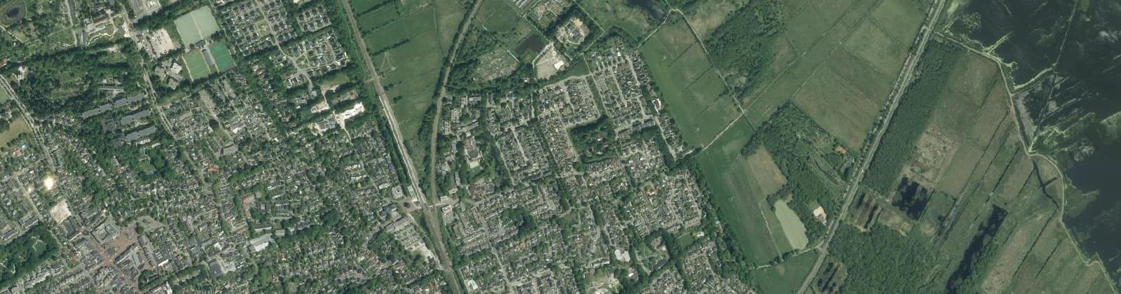 Luchtfoto van Haren-Oost e.o.