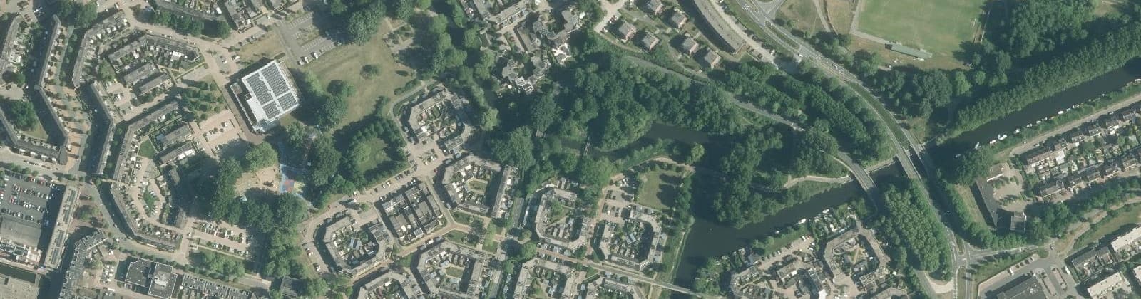 Luchtfoto van De Werven