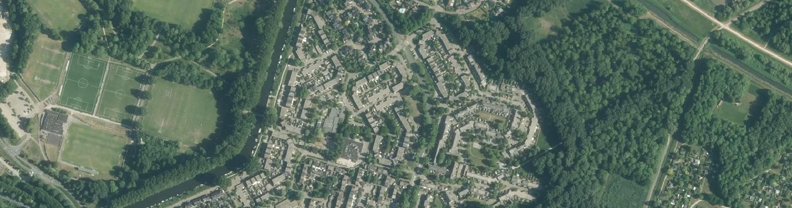 Luchtfoto van De Grienden