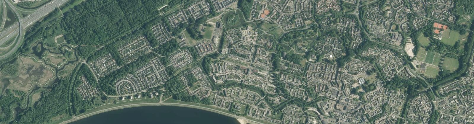 Luchtfoto van De Wierden