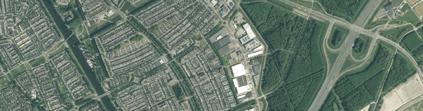 Luchtfoto van Tussen de Vaarten Zuid