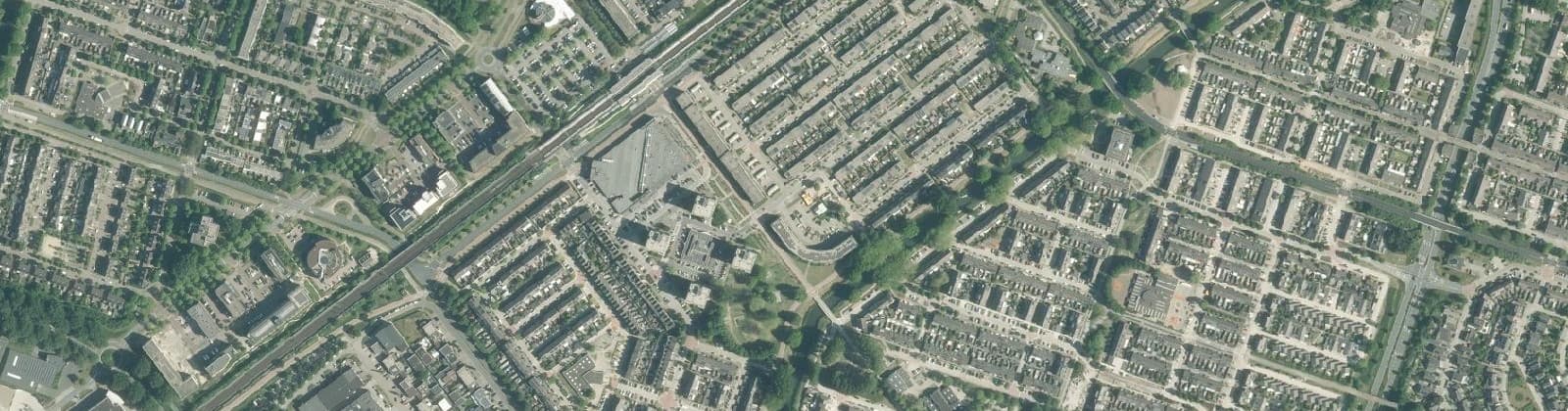 Luchtfoto van Muziekwijk Zuid