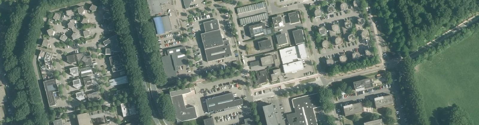Luchtfoto van Randstad