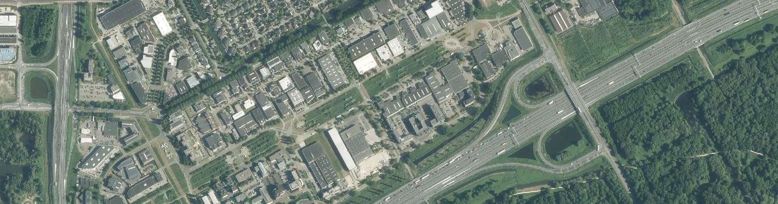 Luchtfoto van Gooisekant