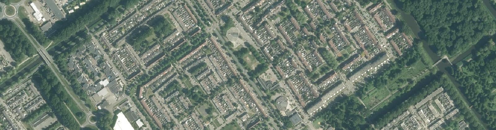 Luchtfoto van Molenbuurt