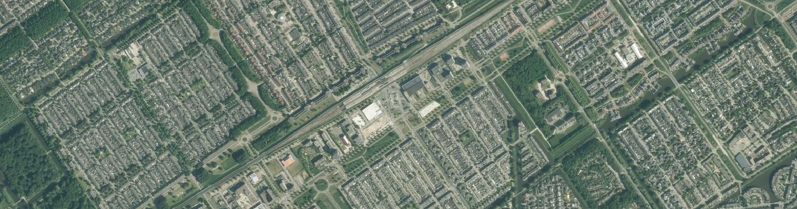 Luchtfoto van Indischebuurt