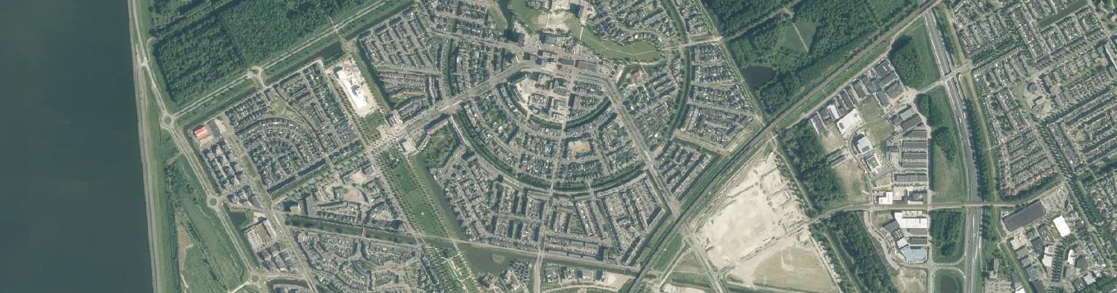 Luchtfoto van Homeruskwartier