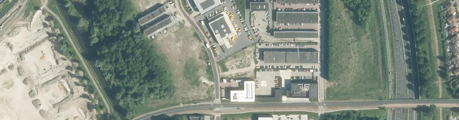 Luchtfoto van Hogekant