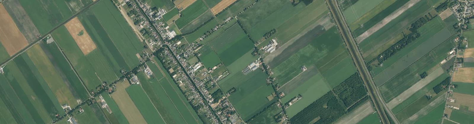 Luchtfoto van Musselkanaal