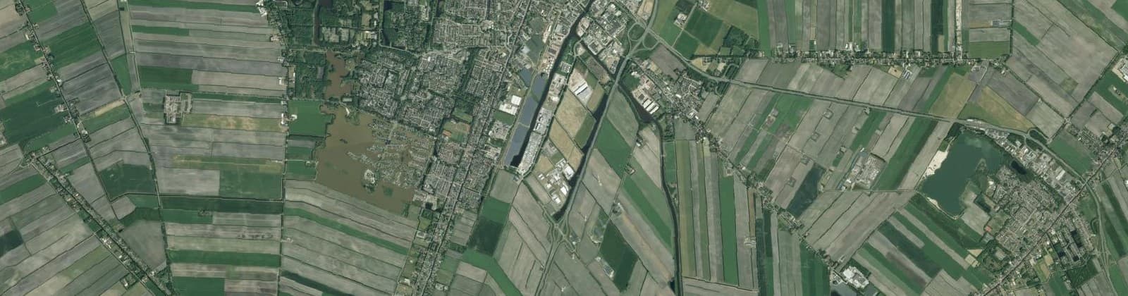 Luchtfoto van Wijk 01 Veendam-buitengebied