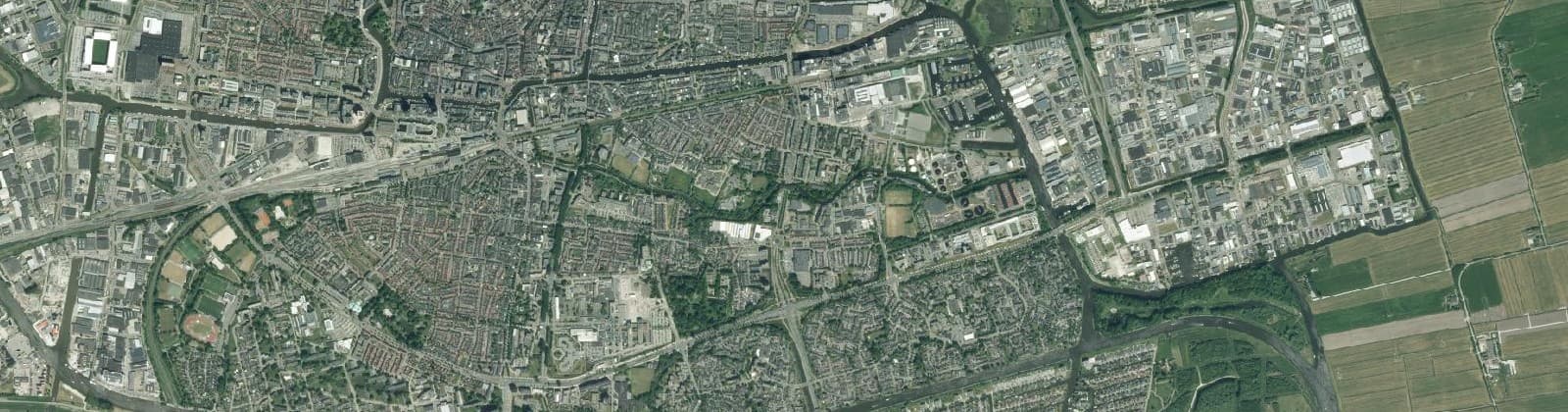 Luchtfoto van Potmargezone