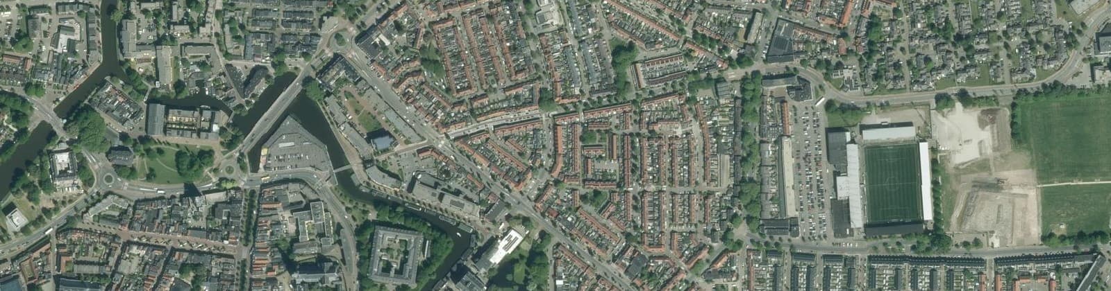 Luchtfoto van Oud-Oost