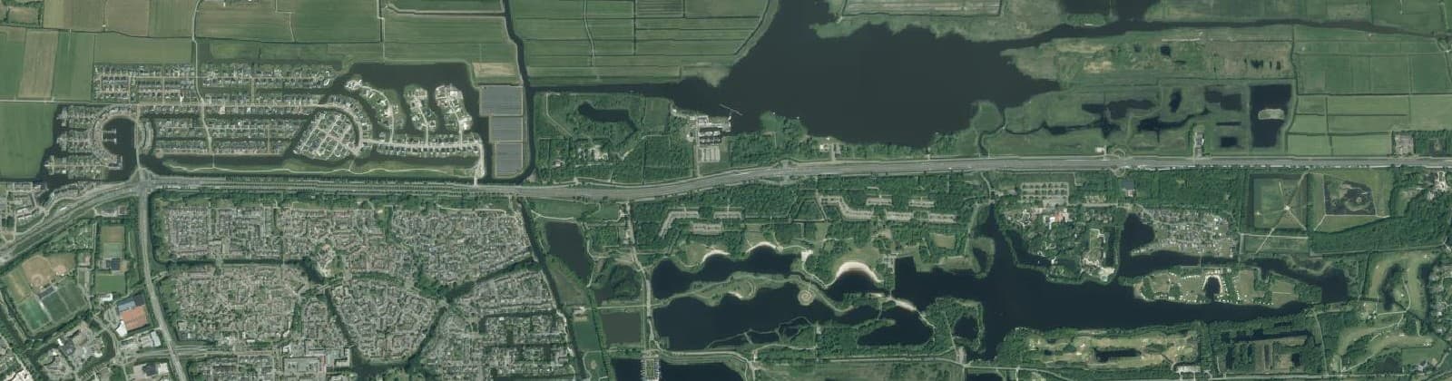 Luchtfoto van Camminghaburen e.o.