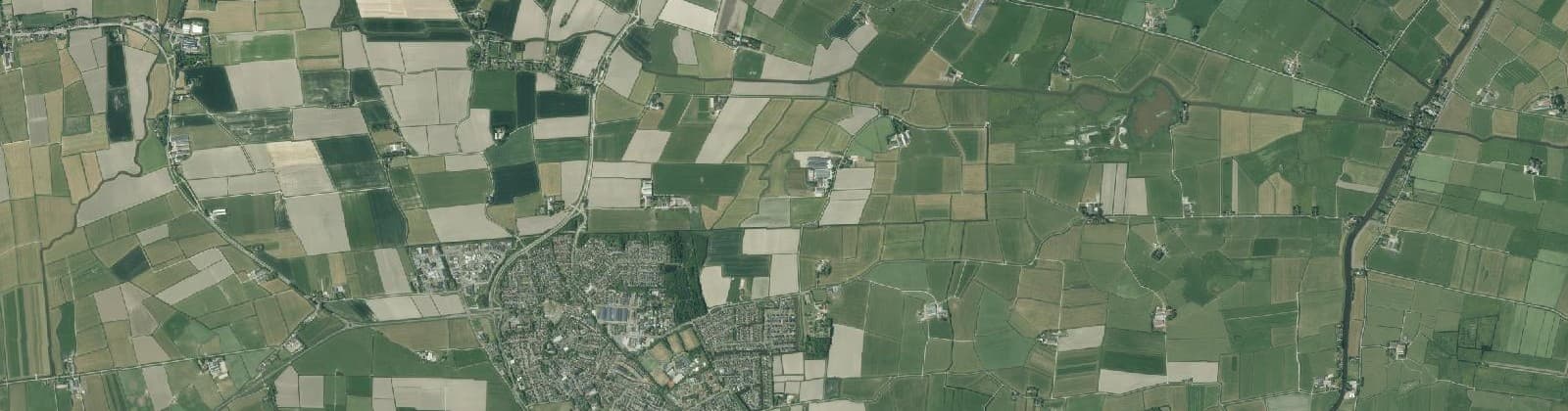 Luchtfoto van Stiens e.o.