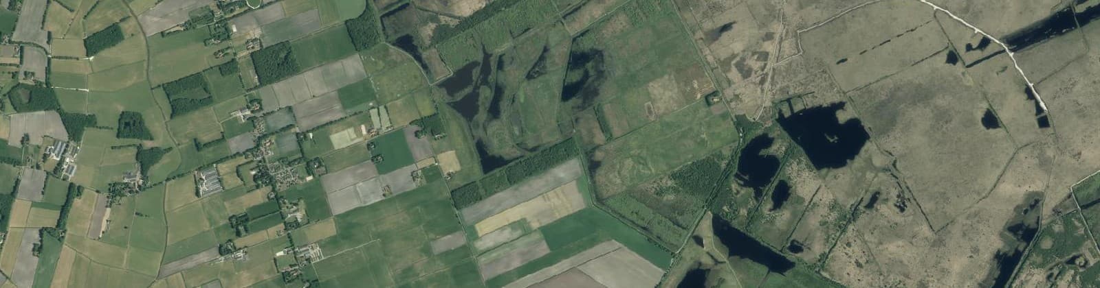 Luchtfoto van Fochteloo