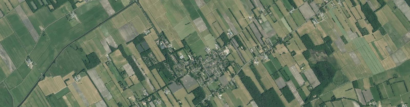 Luchtfoto van Oldeberkoop