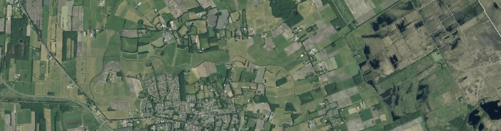 Luchtfoto van Oosterwolde