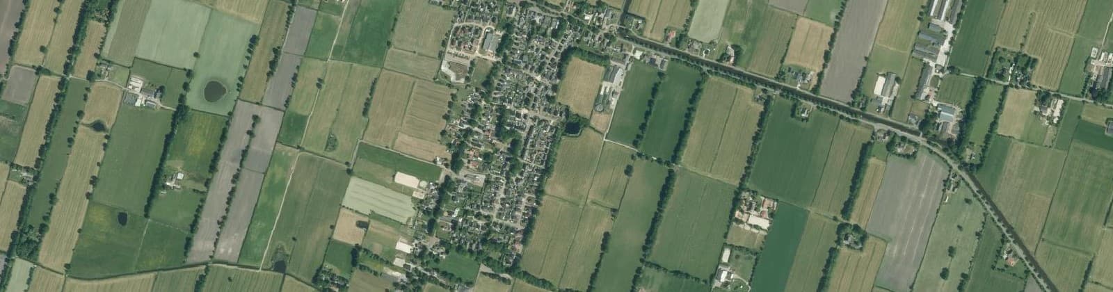 Luchtfoto van Frieschepalen