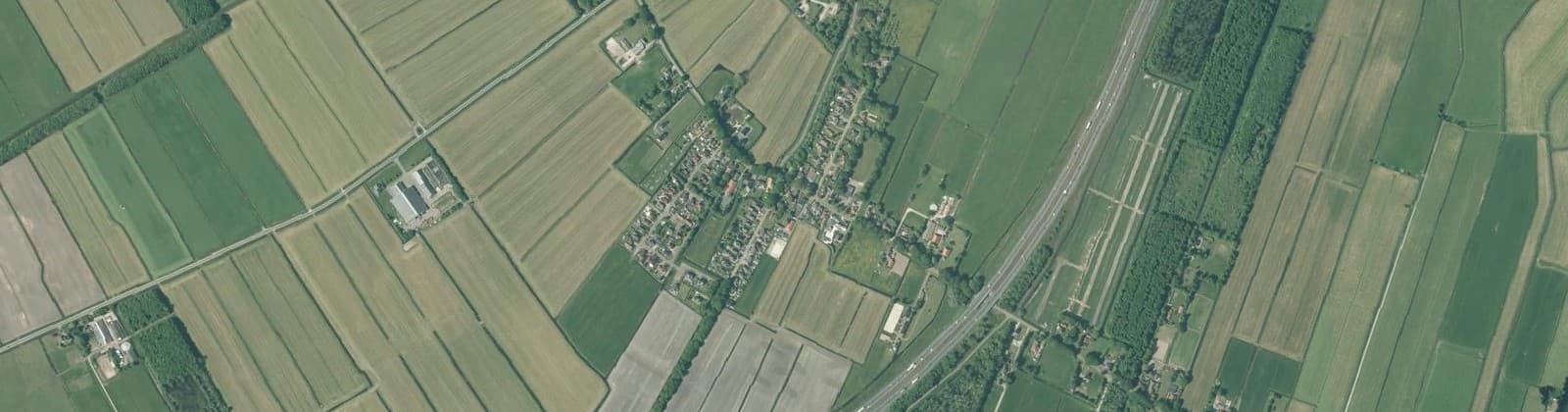 Luchtfoto van Luxwoude