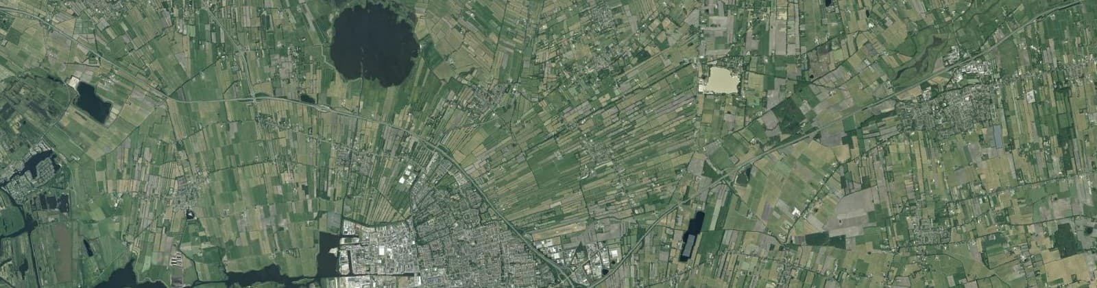 Luchtfoto van Buitengebied Oost