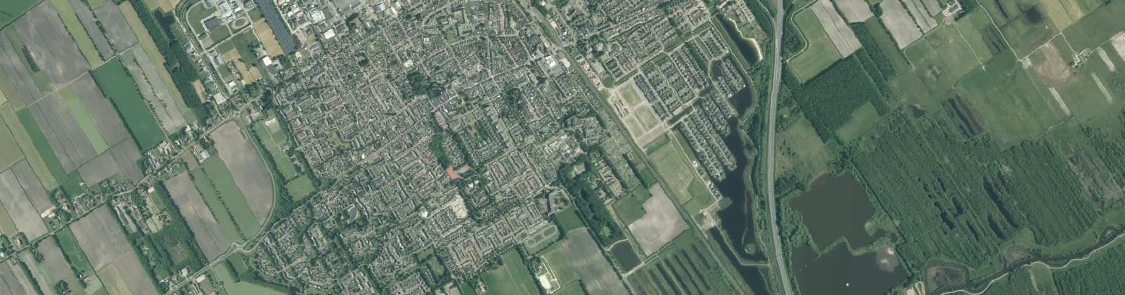 Luchtfoto van Wolvega