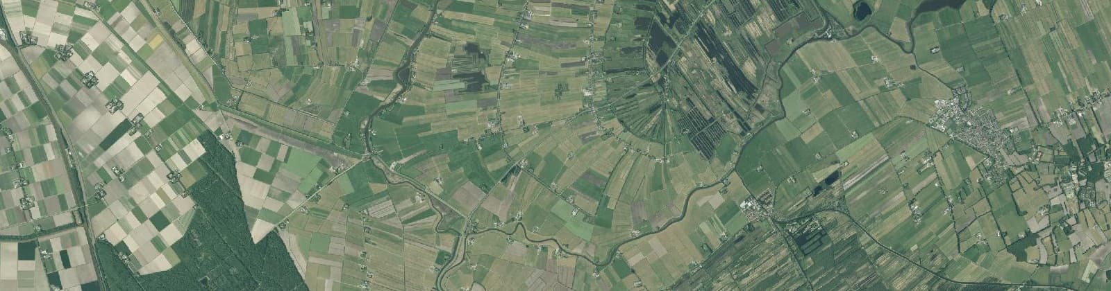 Luchtfoto van Scherpenzeel-Spanga