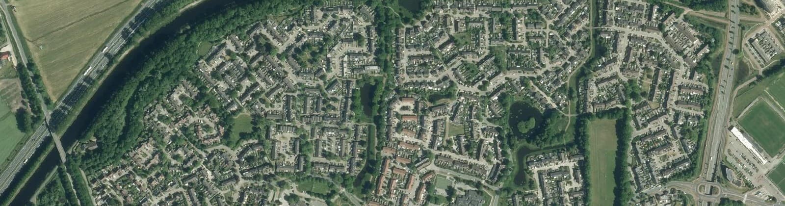 Luchtfoto van Peelo