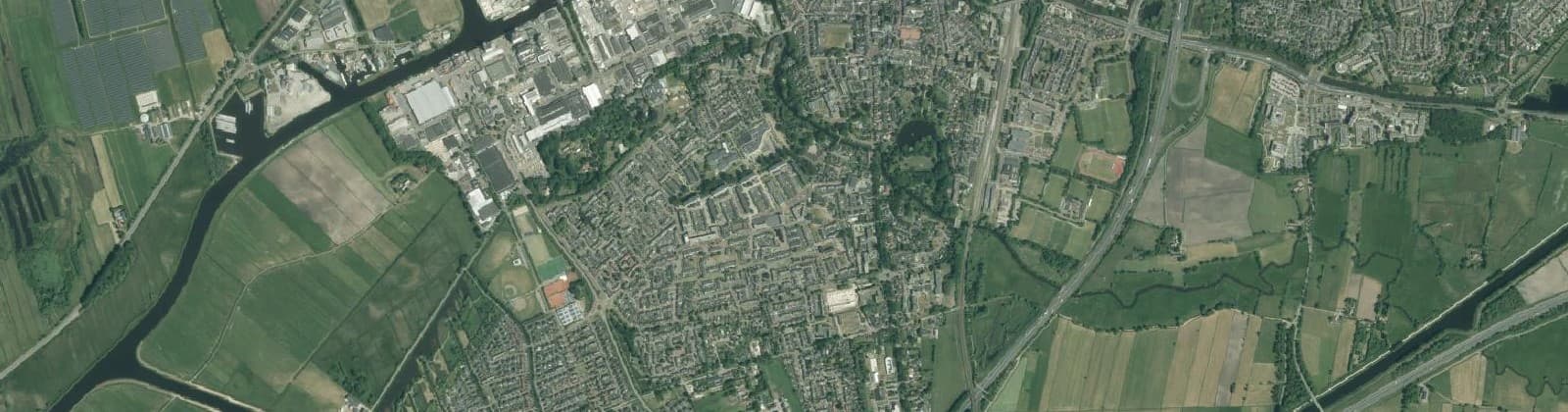 Luchtfoto van Koedijkslanden