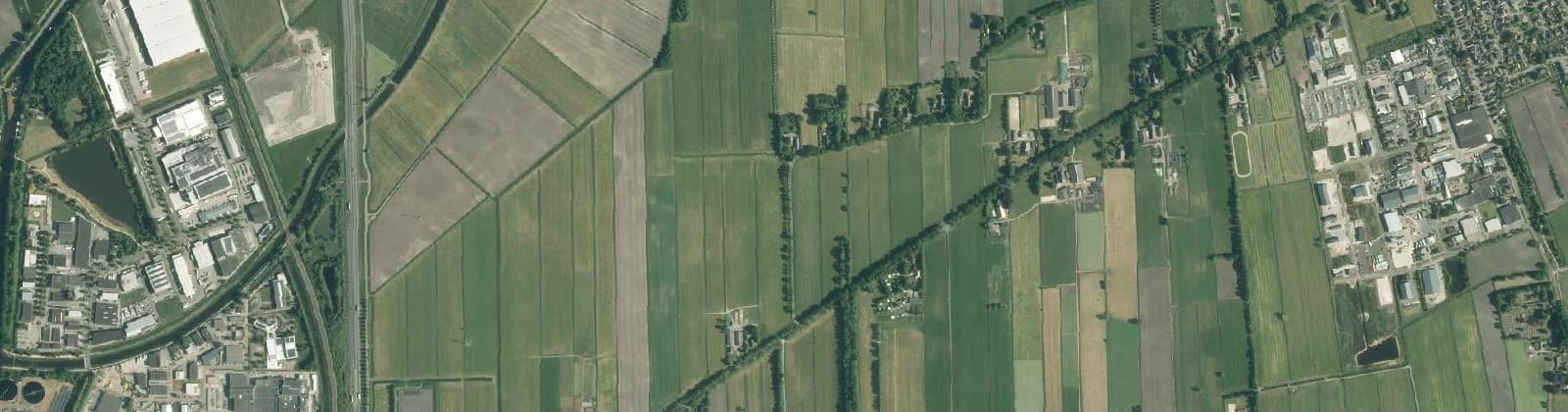 Luchtfoto van Verspreid gebied Meppel