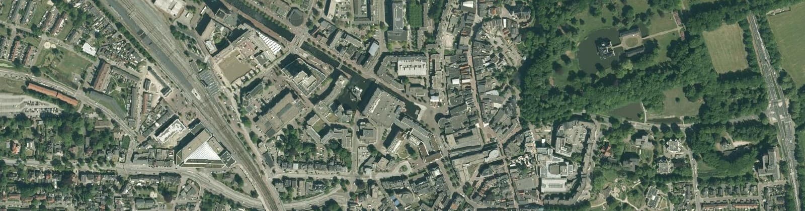 Luchtfoto van Binnenstad