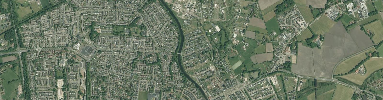 Luchtfoto van Sluitersveld