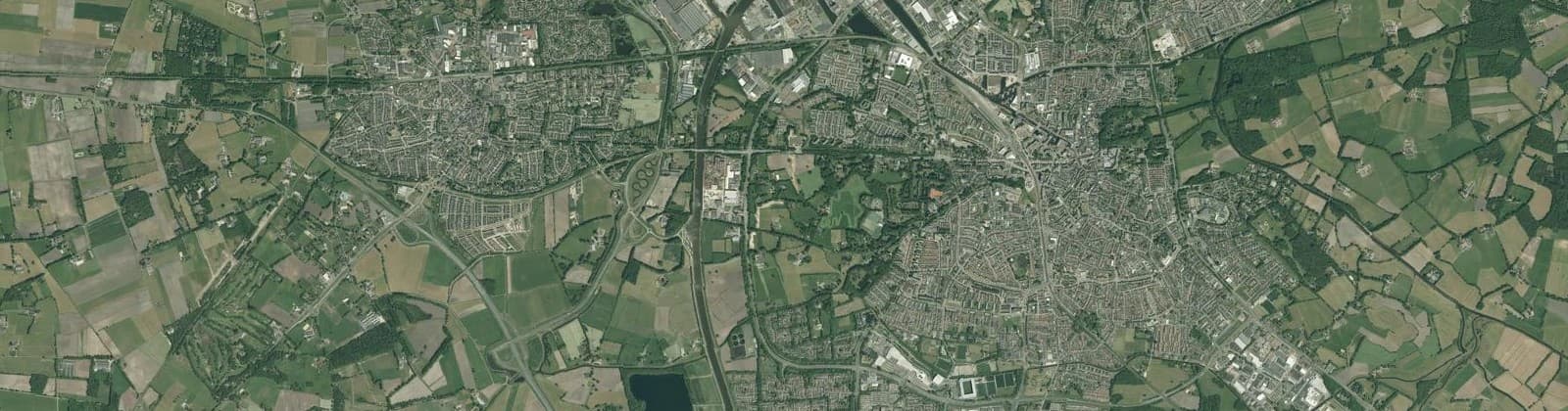 Luchtfoto van Wierdense Hoek