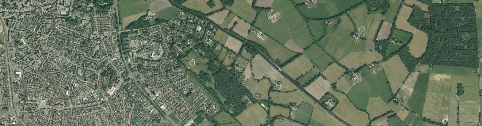 Luchtfoto van Hofkamp