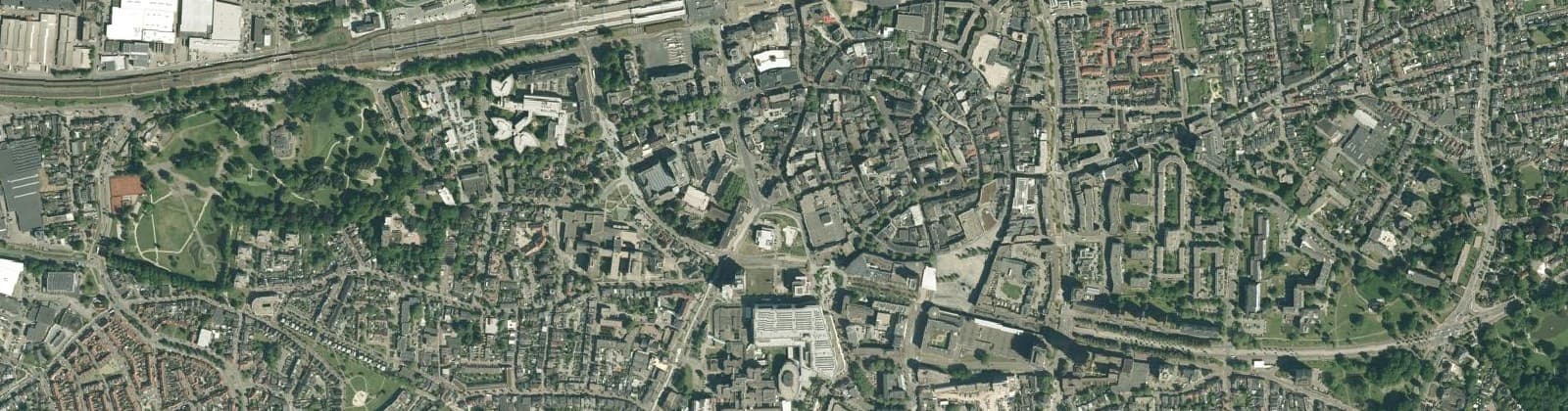 Luchtfoto van Wijk 00 Binnensingelgebied