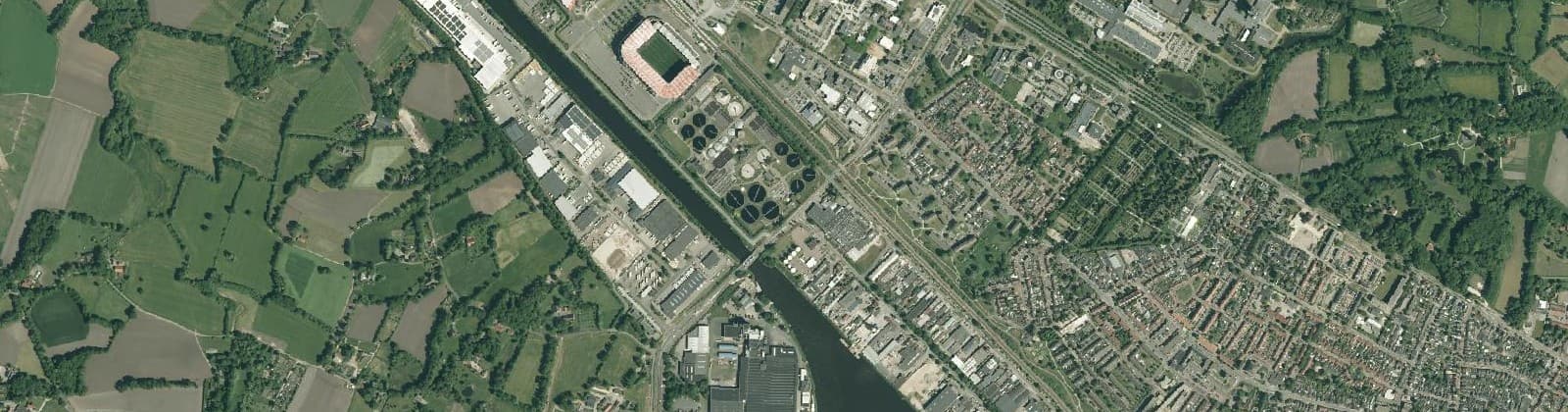 Luchtfoto van Wijk 07 Bedrijfsterreinen Enschede-West