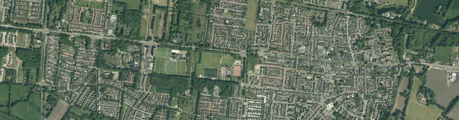 Luchtfoto van Wijk 08 Glanerbrug en omgeving