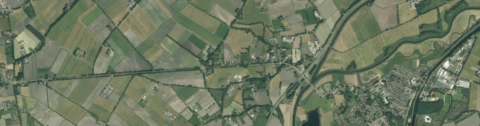 Luchtfoto van Ane