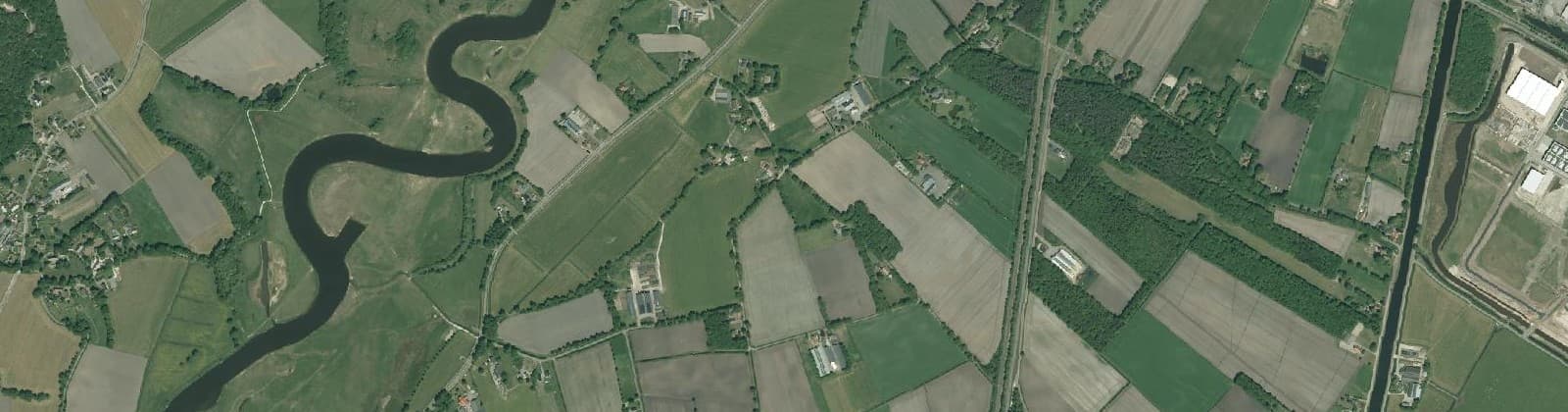 Luchtfoto van Brucht