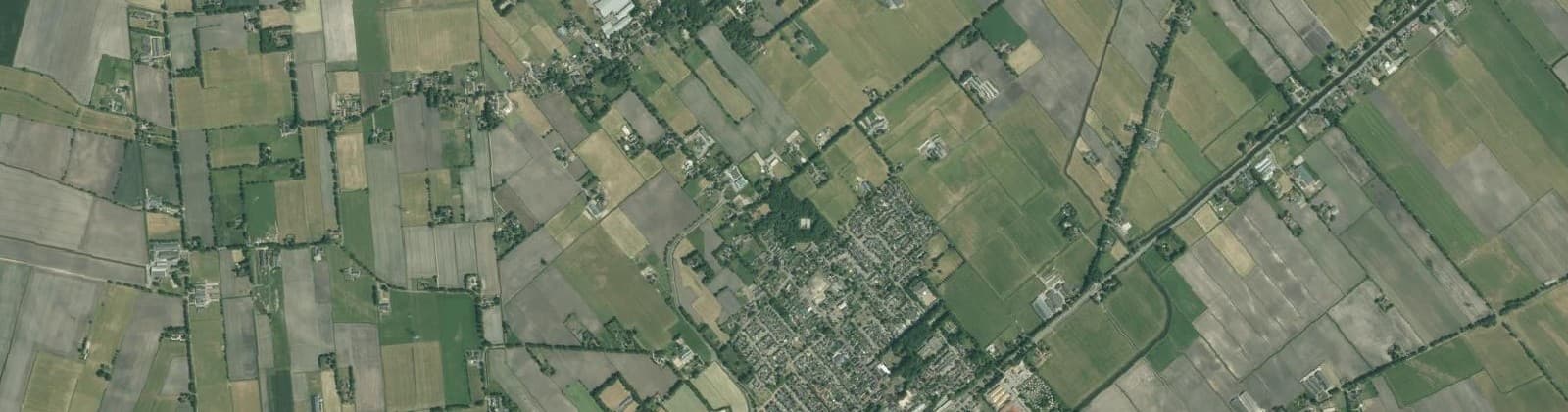 Luchtfoto van Slagharen