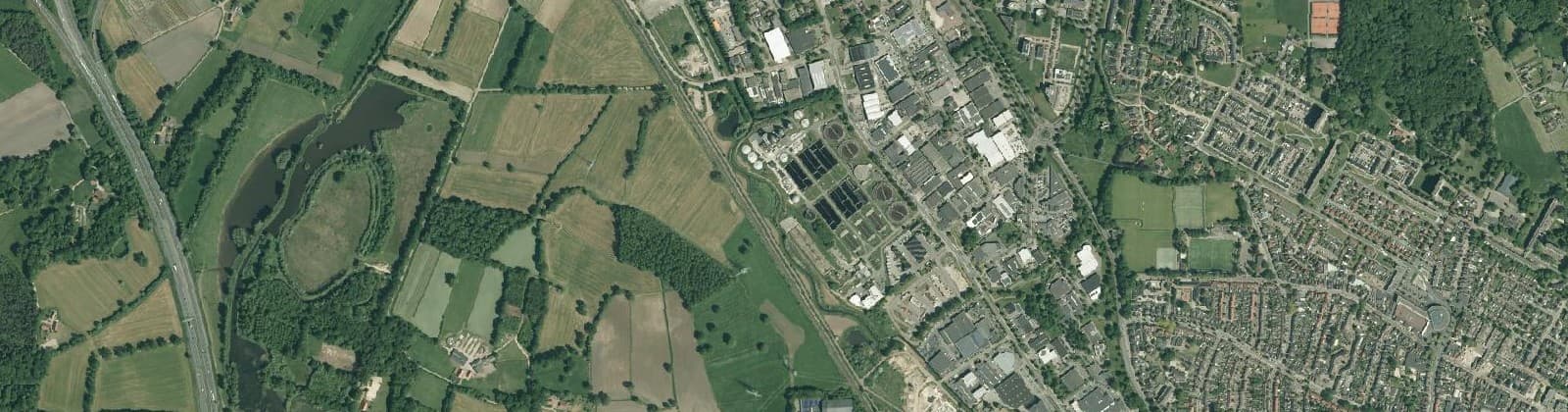 Luchtfoto van Woolde