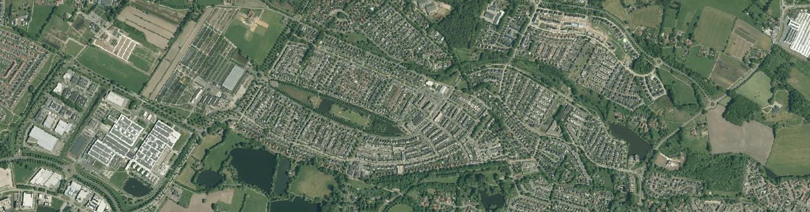Luchtfoto van Slangenbeek