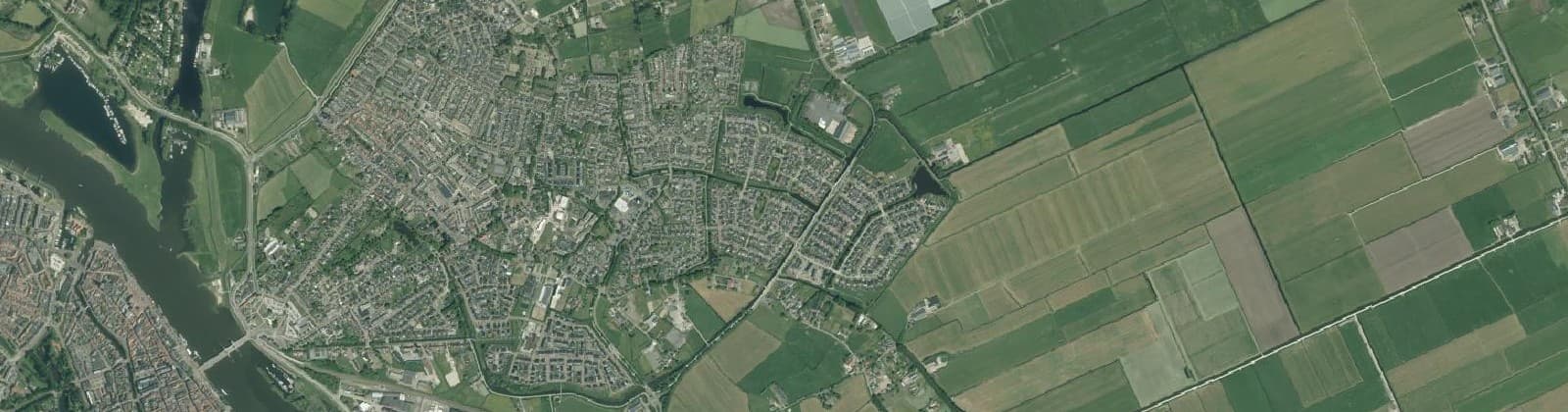Luchtfoto van IJsselmuiden