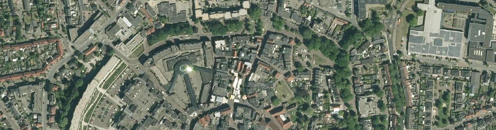 Luchtfoto van Wijk 01 Binnenstad