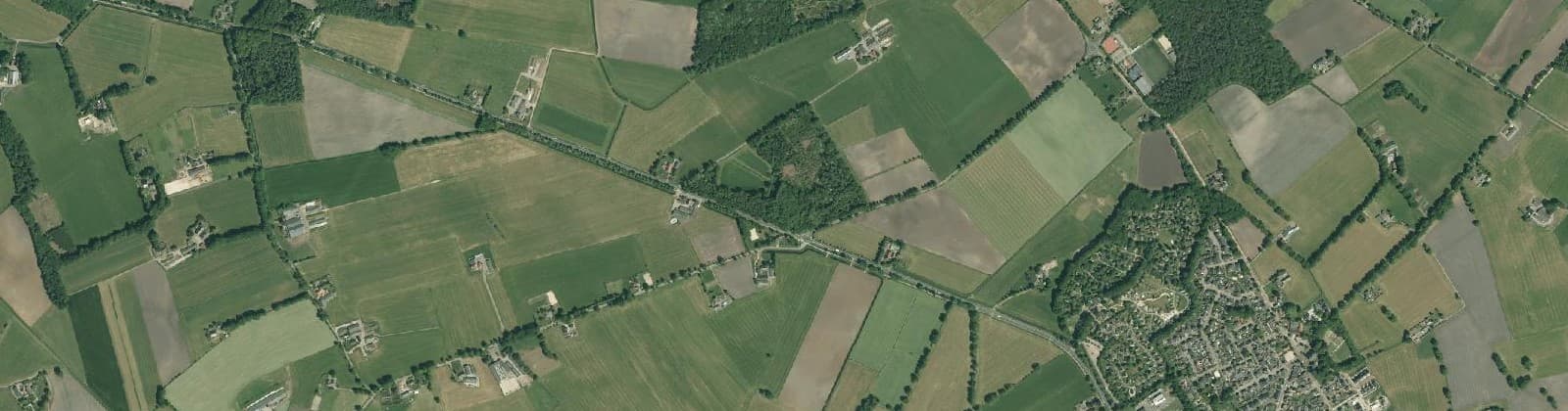Luchtfoto van Nieuw Heeten