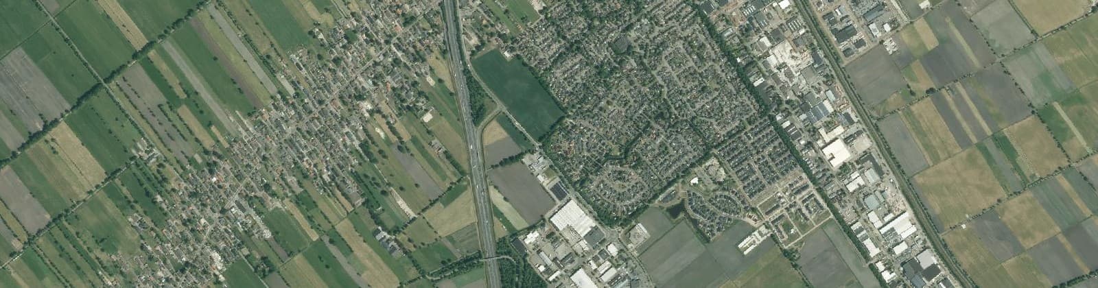 Luchtfoto van Staphorst (kern)
