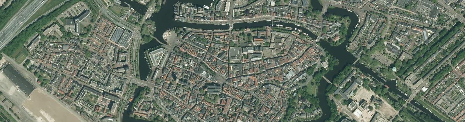 Luchtfoto van Wijk 10 Binnenstad